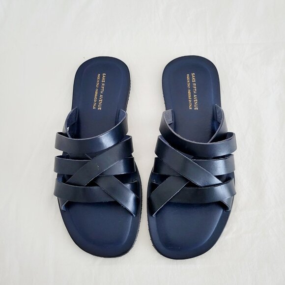 Saks Fifth Avenue Other - Saks Fifth Avenue Leather Sandals Sz 10M
